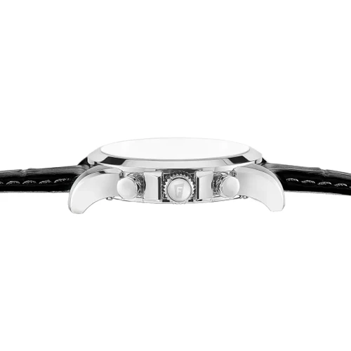 Festina Swiss Made Chronograph Watch | Swiss Quartz | 39.3mm | White | Leather Strap