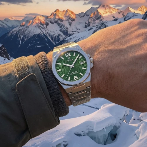 Festina Swiss Made Watch | Swiss Quartz | 42mm | Green