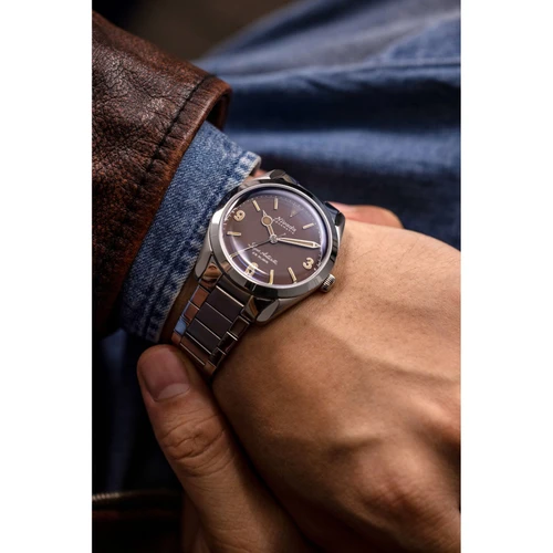 Nivada Grenchen Super Antarctic 3.6.9 Watch | 38mm | Automatic | Tropical Brown | Flat Link