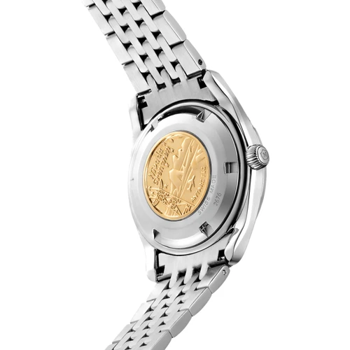 Nivada Grenchen Super Antarctic Watch | 38mm | Automatic | Blue | Beads of Rice Bracelet