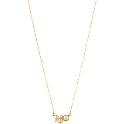 Georg Jensen Diamond Pendant | Moonlight Grapes Collection | 18ct Yellow Gold | 0.09ct
