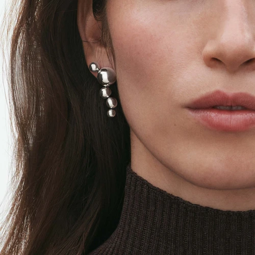 Georg Jensen Earrings | Moonlight Grapes Collection | Sterling Silver