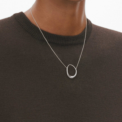 Georg Jensen Medium Pendant | Offspring Collection | Sterling Silver