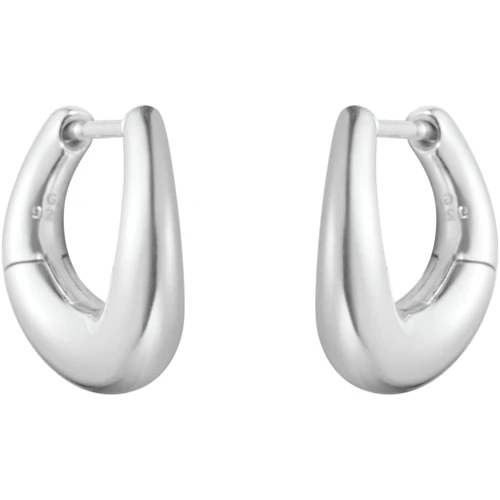 Georg Jensen Hoop Earrings | Offspring Collection | Sterling Silver