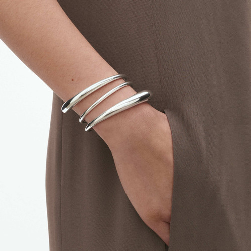 Georg Jensen Mercy Jacqueline Rabun Wraps Bangle | Sterling Silver | Medium