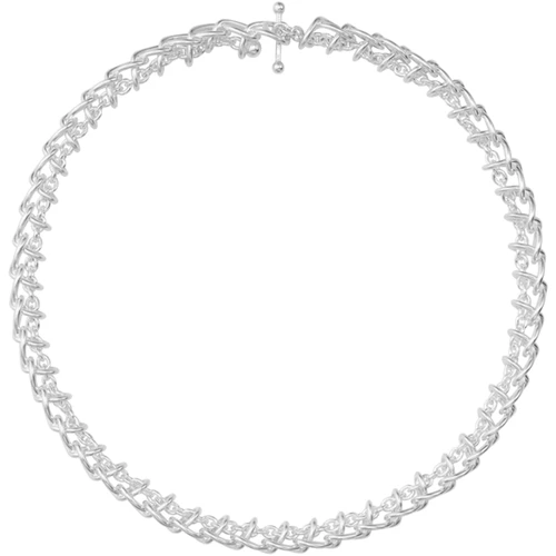 Georg Jensen Single Link Necklace Size M | Weft Collection | Sterling Silver