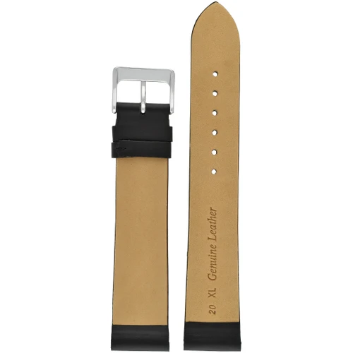LBS Black Calf Extra Long 20mm Strap | WX100/20