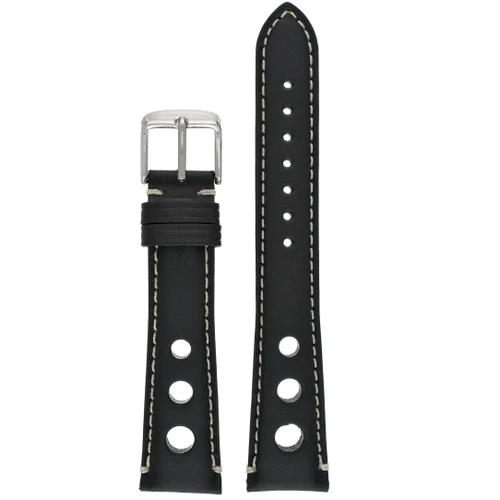 LBS Black Rally Style Strap | 18mm | WH620/18