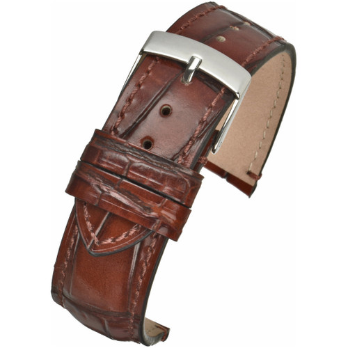 LBS Brown Handmade All Grain Leather Strap | 18mm | WH941/18