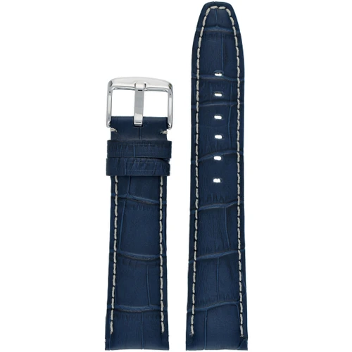 LBS Blue Superior Alligator Grain with Nubuck Strap | 22mm