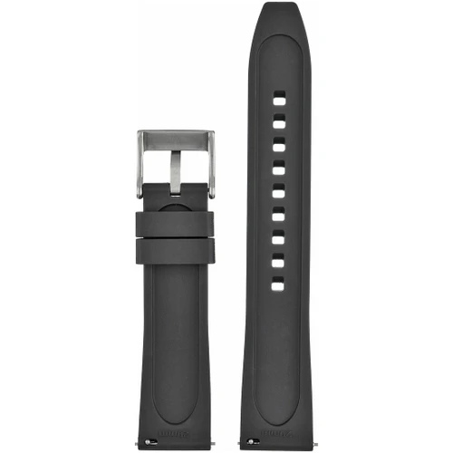 LBS Black Premium FKM Rubber Strap | 18mm
