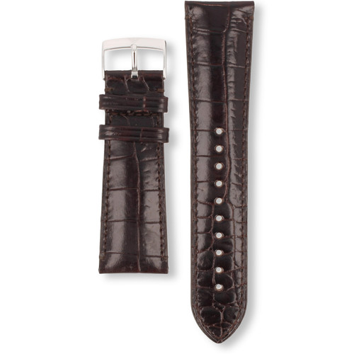 Armani Replacement Watch Strap For AR0404 Brown Genuine Leather