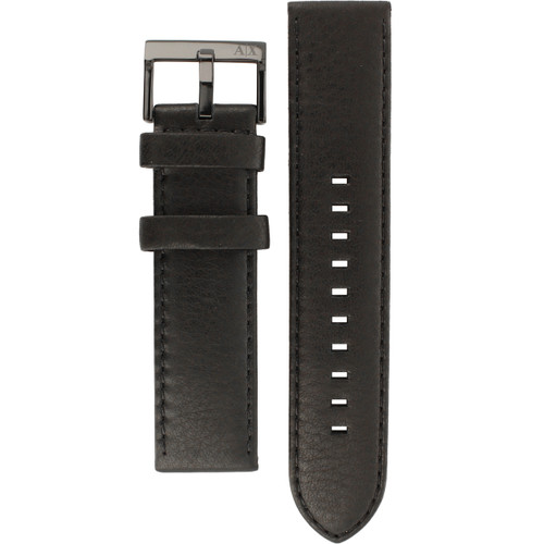 Replacement Black Leather Strap For AX2098