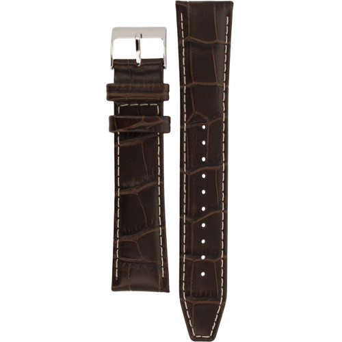 Seiko Brown Calf Leather Replacement Watch Strap 21 mm For SNAF09P1