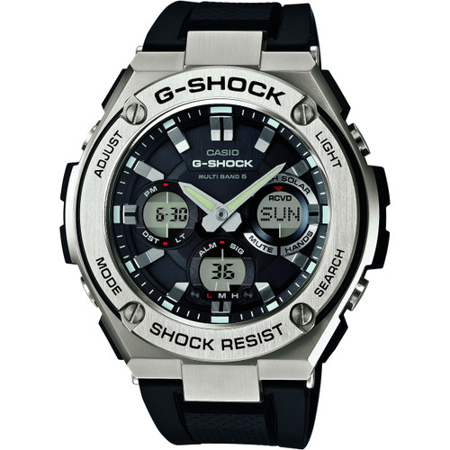 GST-W110-1AER G-Shock Stainless Steel Case Tough Solar Watch
