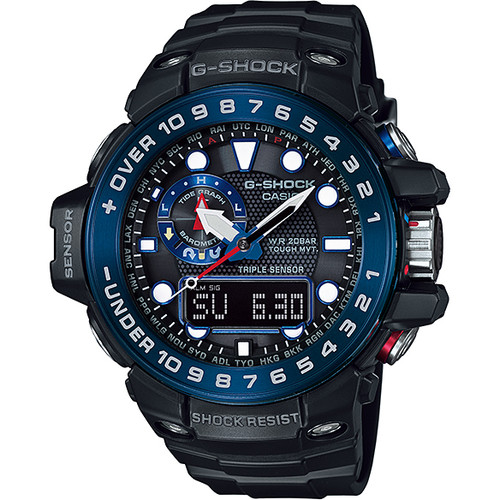 Casio G-Shock GWN-1000B-1BER Gulfmaster Tide Graph Watch
