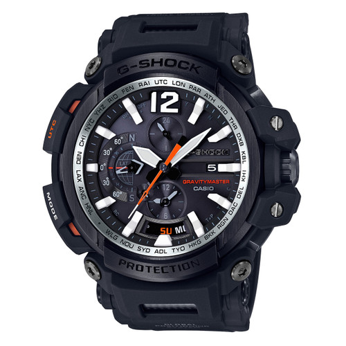 G-Shock Gravity Master 3-Way Time Sync GPS Bluetooth Black Watch  GPW-2000-1AER