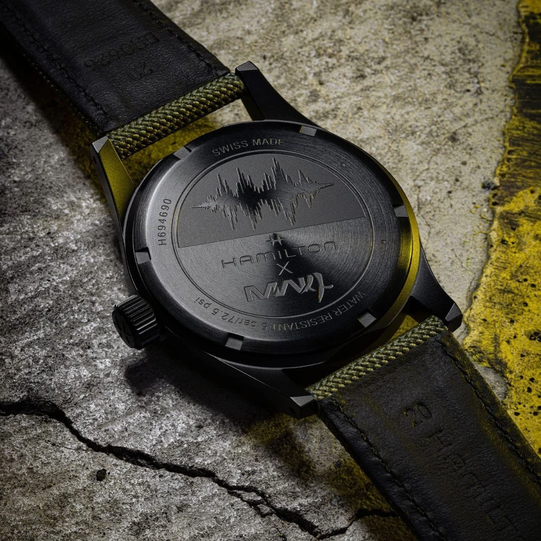 Hamilton Khaki Field Case Back Engraving