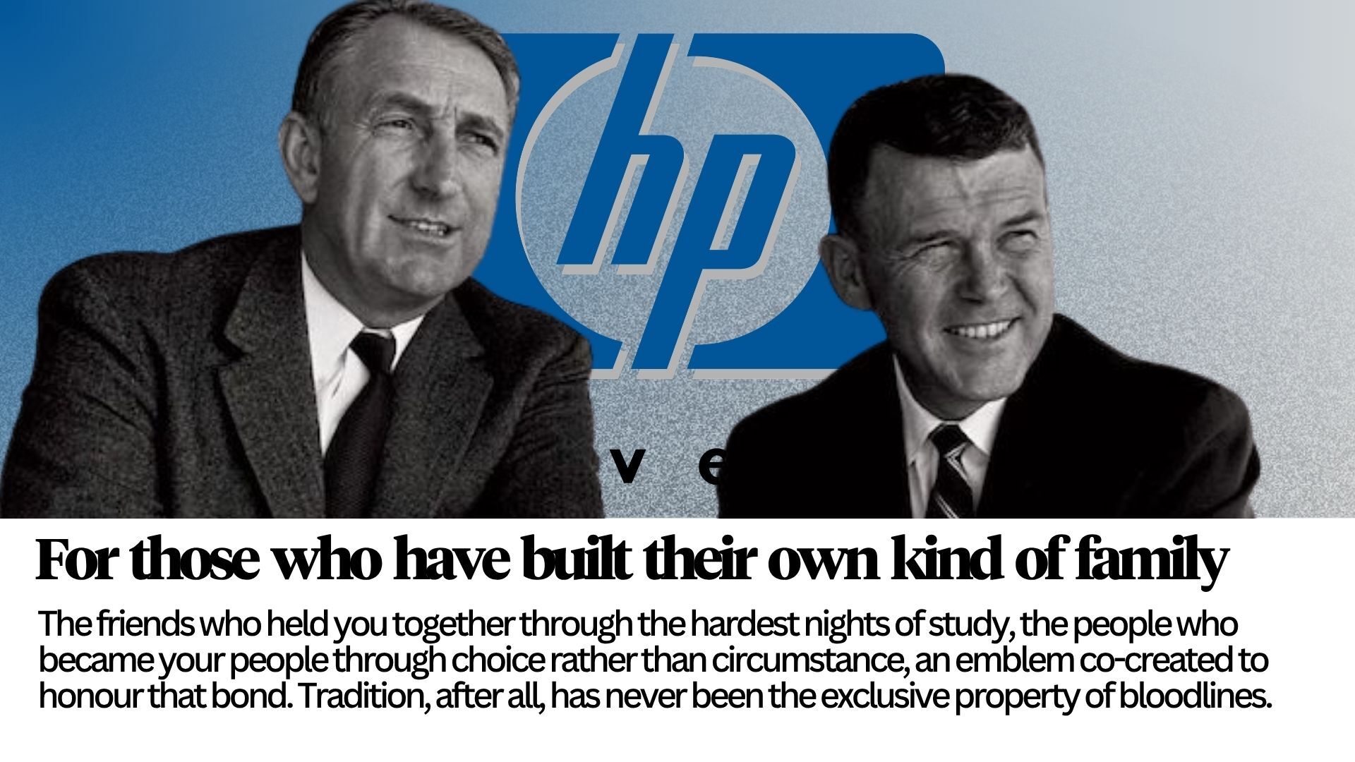 For those who built their own kind of family