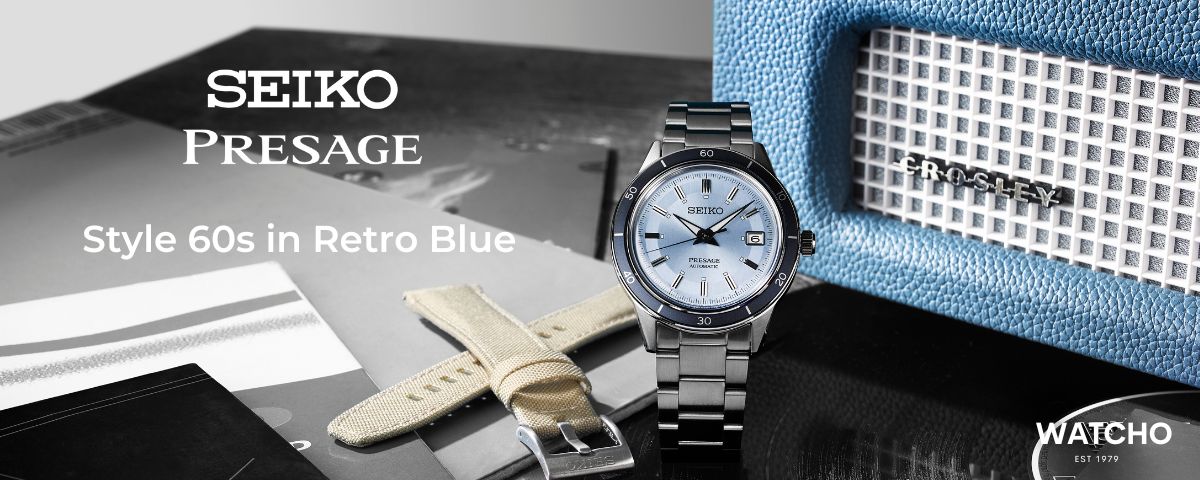 Introducing Seiko Presage Style 60s in Retro Blue Introducing Seiko Presage Style 60s in Retro Blue