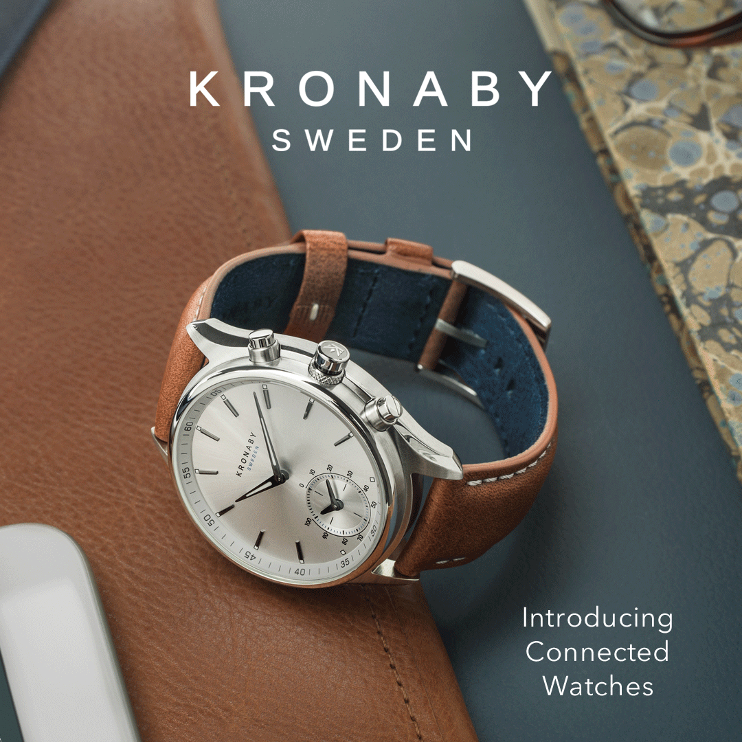 Kronaby Hybrid Watches - Connected. Not Disctracted | WatchO.co.uk