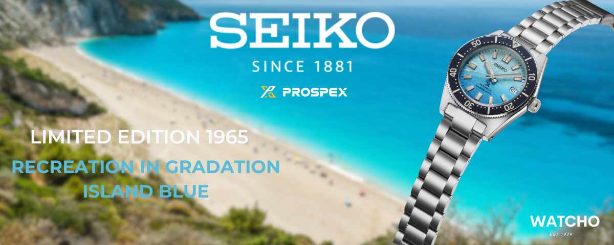 Seiko Prospex 1965 Re-Issue Diver's Watch: Island Blue Seiko Prospex 1965 Re-Issue Diver's Watch: Island Blue