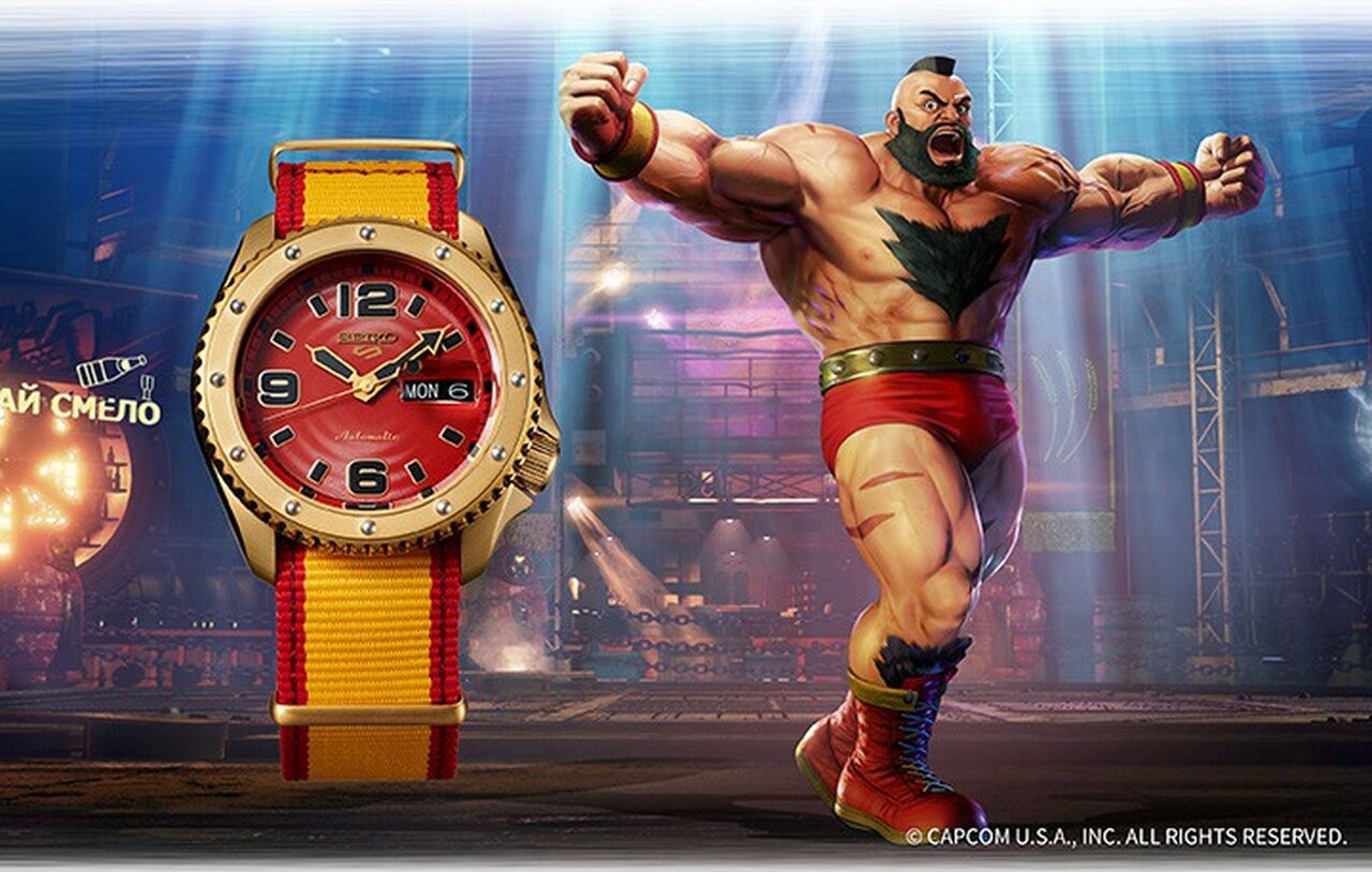 Seiko 5 Sports: Street Fighter V Limited Edition  Seiko 5 Sports: Street Fighter V Limited Edition