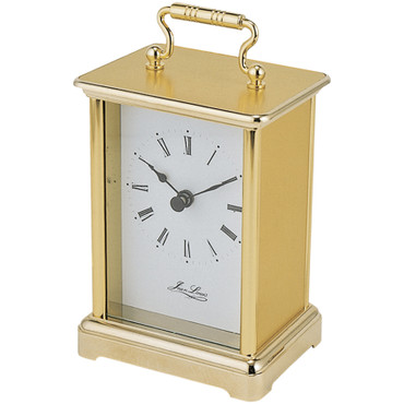 Woodford Gold-Tone Roman Dial OBIS Quartz Carriage Clock