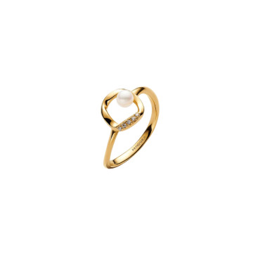 Pandora Organically Pearl Ring 14k Gold Plating 163831C01.