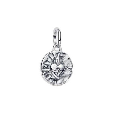 Pandora Heart Medallion Cubic Zirconia Silver 793975C01
