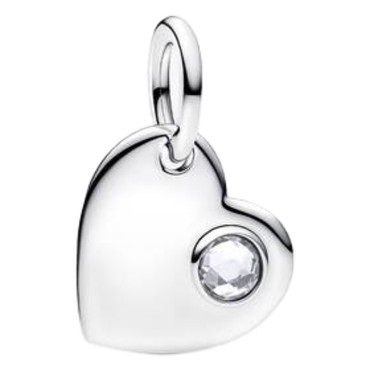 Pandora Heart Dangle with Clear Cubic Zirconia 794295C04