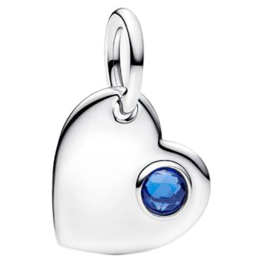 Pandora Heart Dangle with Princess Blue Crystal 794295C09