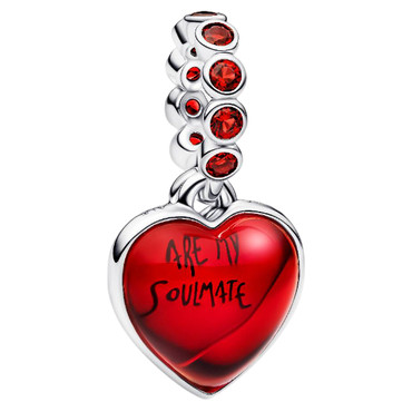 Pandora Heart Double Dangle Sterling Silver 794429C01