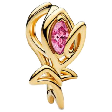 Pandora Tulip Charm 14k Gold-Plated DV 764555C01 764555C01