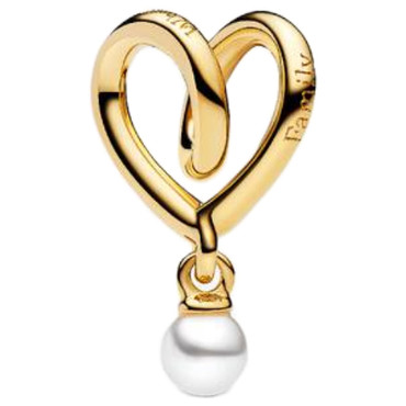 Pandora Wrapped Heart Charm 14k Gold-Plated 764138C01