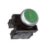 Stephan 3275 Start Switch, Push Button with Contact Blocks, Green