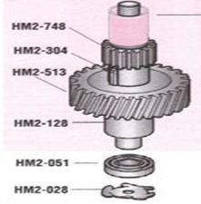 Hobart 20Qt  Worm Wheel Motor Shaft  00-291128