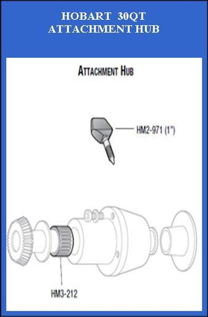 Hobart 30Qt Attachment Hub Needle Bearing    BN-002-12 HM3-212