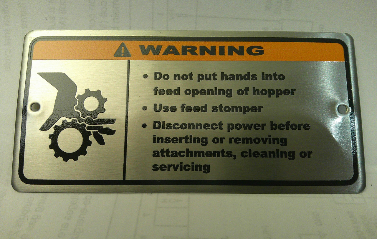 Hobart Warning Label 438131-00002 438131-2