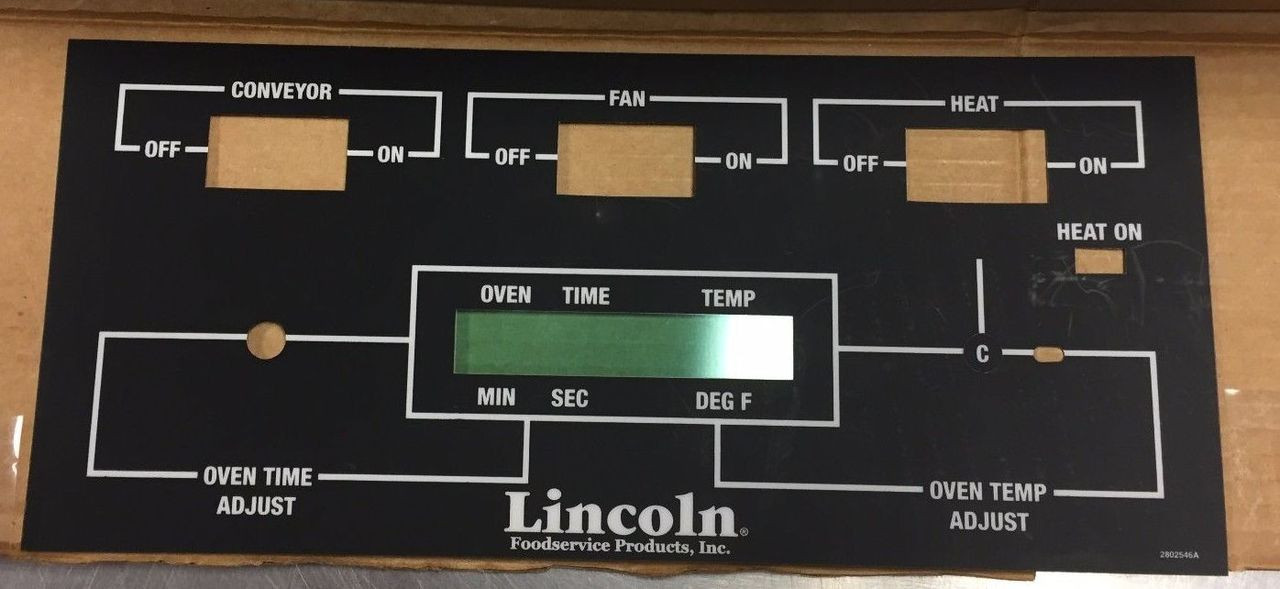 Lincoln Black  3 Square  Toggle  Control Label 369907