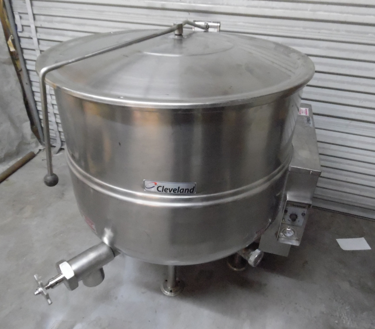 Cleveland KGL-80 LP or Nat Gas Steam Jacketed Kettle 