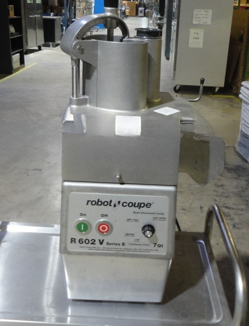 COMBINÉ CUTTER COUPE-LÉGUMES ROBOT COUPE - R602V.V. - cuve inox 7l