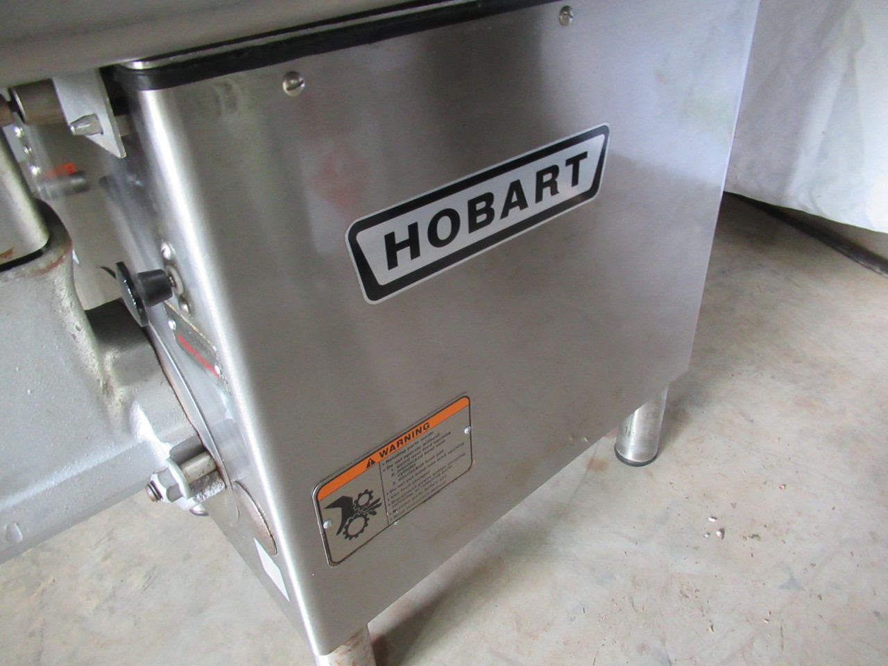 Hobart 4732A Rare Stainless Steel Body Meat Grinder 200-230V 3 Phase