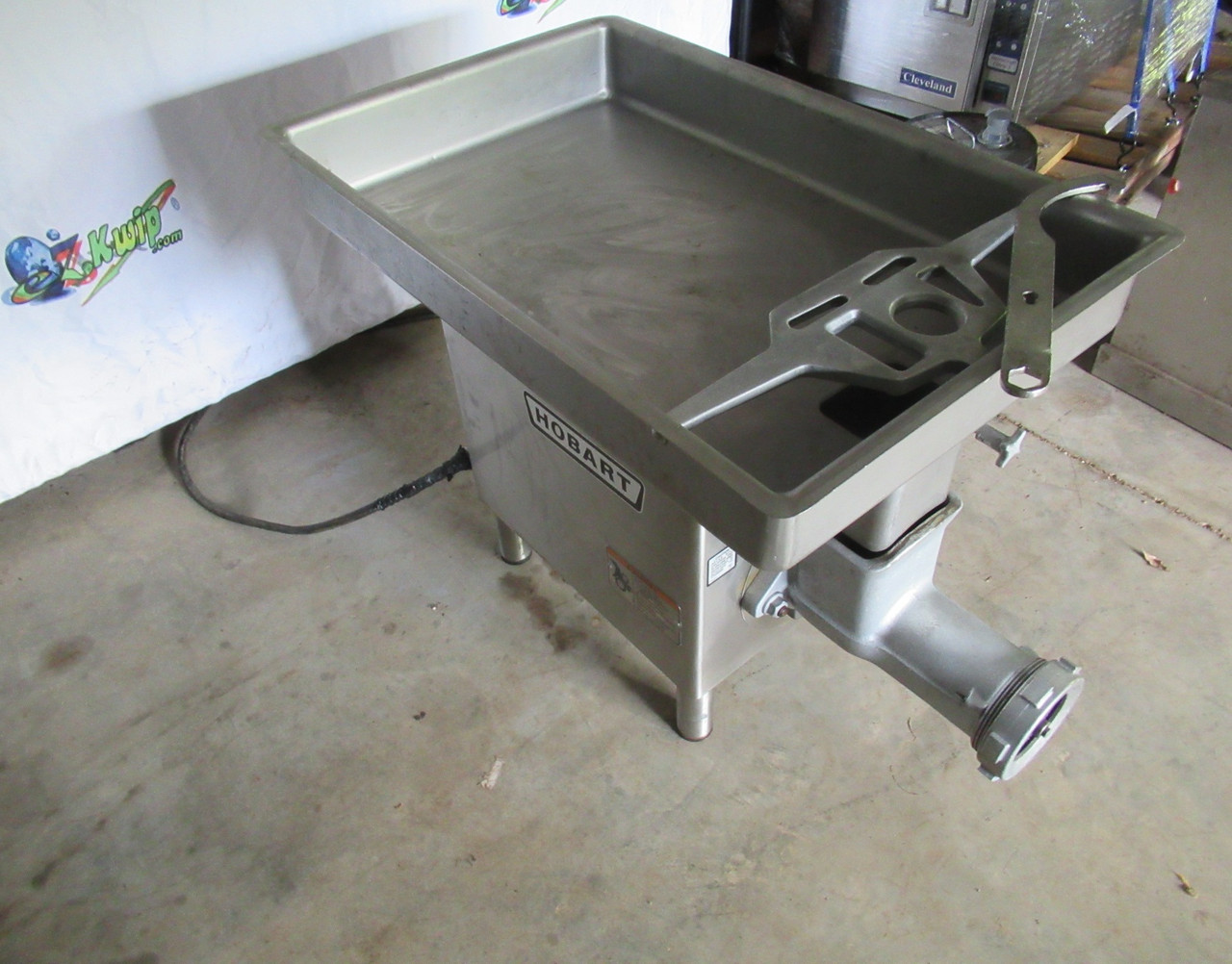 Hobart 4732A Rare Stainless Steel Body Meat Grinder 200-230V 3 Phase