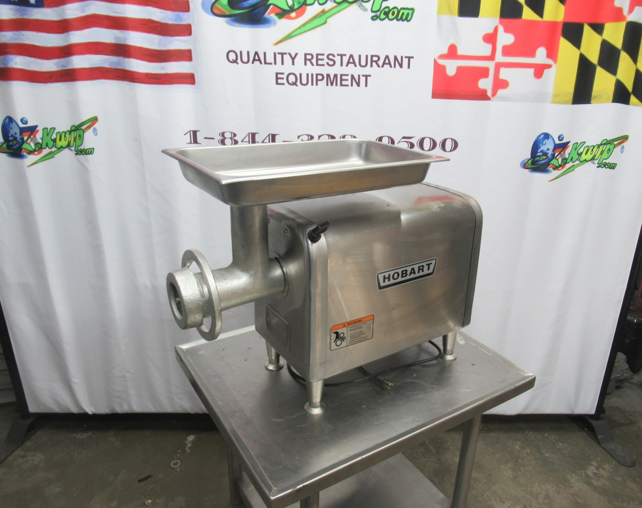 Hobart 4822 Meat Grinder Chopper 1 1/2 HP 120V