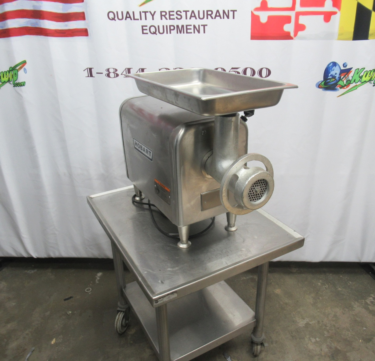 Hobart 4822 Meat Grinder Chopper 1 1/2 HP 120V