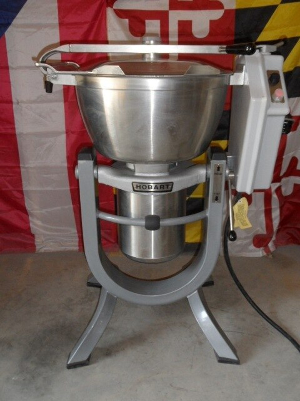 Single Phase Hobart HCM-300 30 Qt Vertical Mixer with 15HP Rotary 208-240V