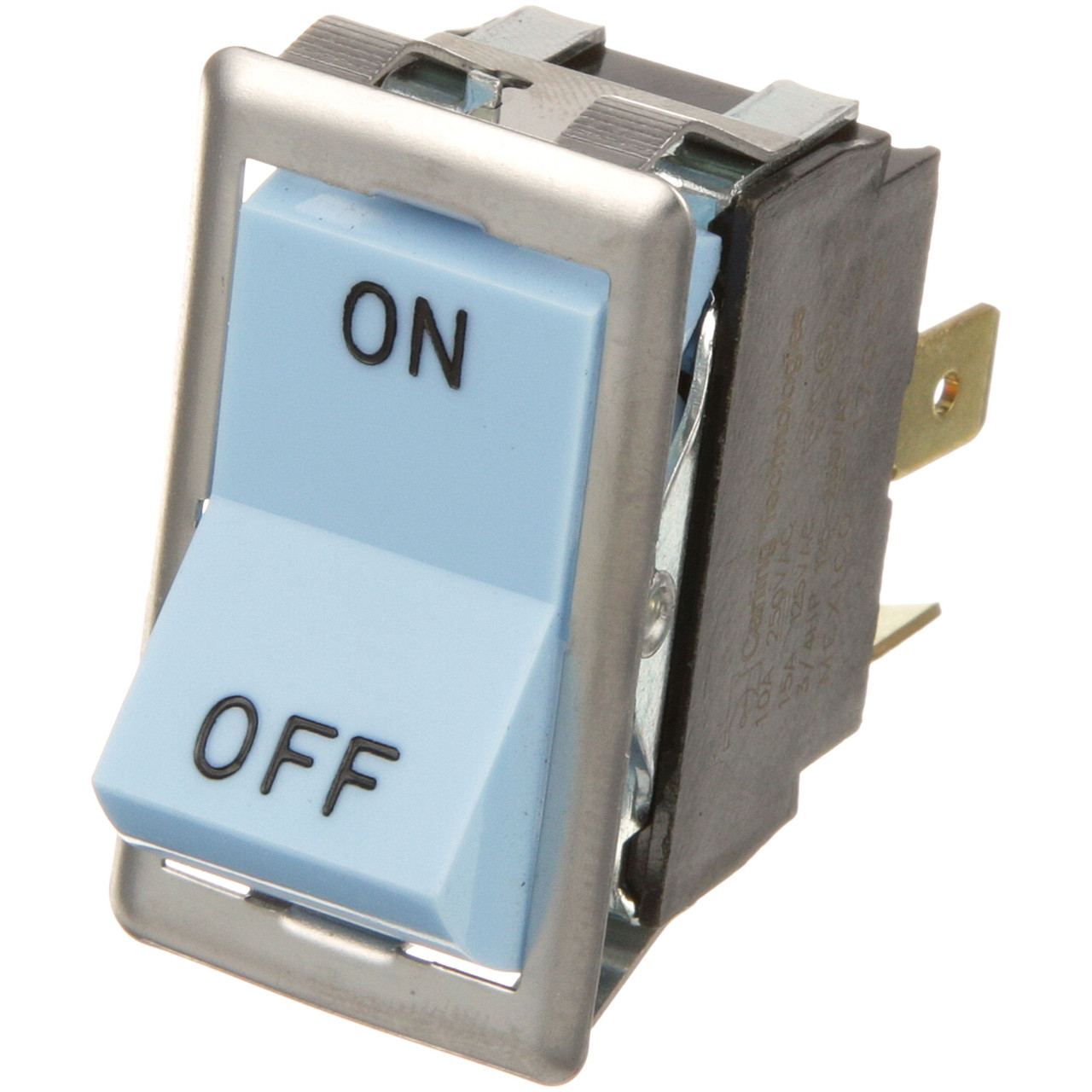 Blodgett 6496 Rocker Switch, Blue, SPST, On/Off