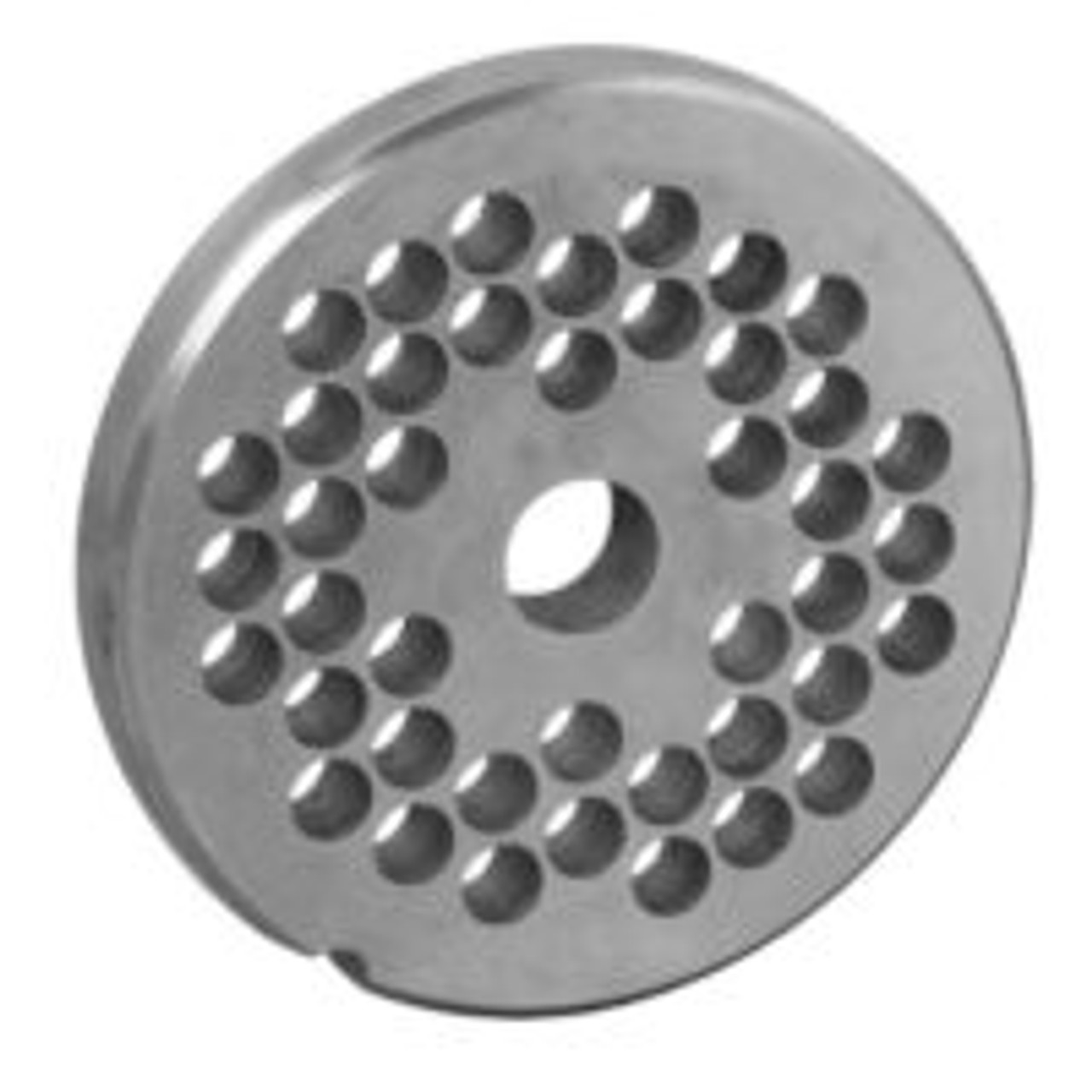 Hobart #22 Meat Grinder Plate Flat 5/16 (8mm) Hubless SS 516