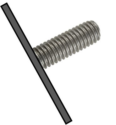 Hobart 00-077620 Leg Stud Mount Plate Clamp, Potato Peeler